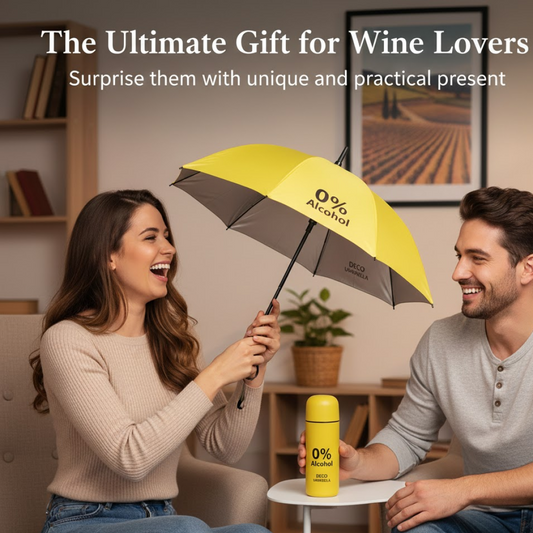Pocket Folding Wine Bottle Umbrella
