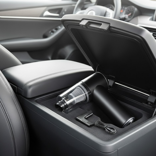 2 in 1 Wireless Vacuum Cleaner – 120W Handheld USB Rechargeable for Home & Car (1 Pc)