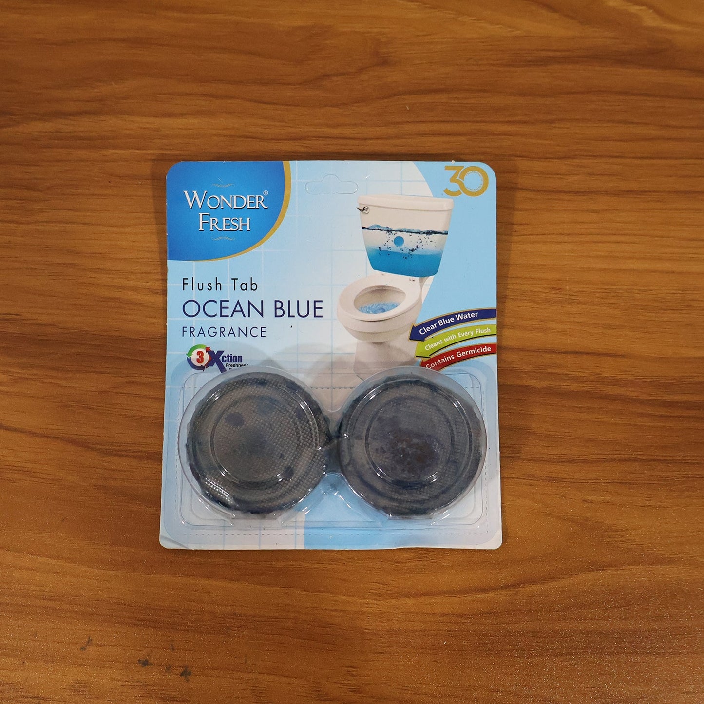 Toilet Cleaner Flush Tab Ocean Blue 100 Gram