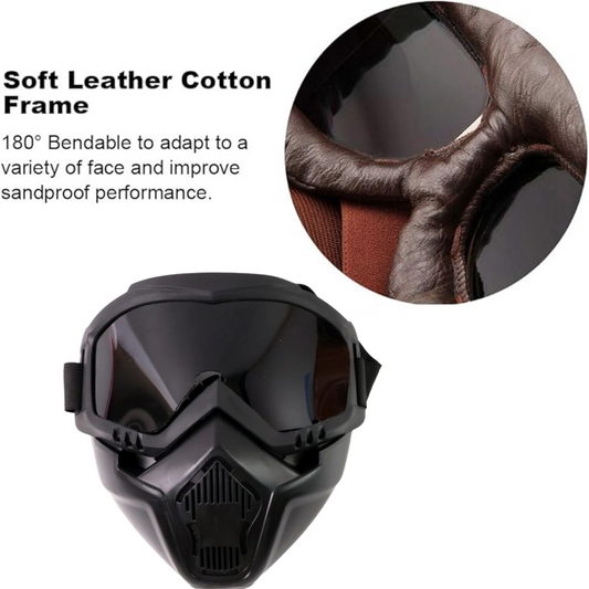 Motorcycle Goggles Off-Road Helmet Goggles Windproof Glasses Goggles Mask (1 Pc)